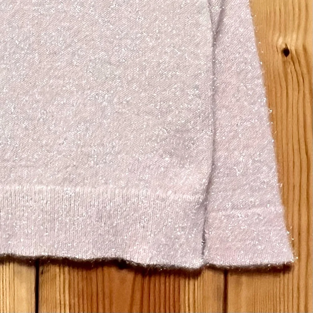 Kate Spade Sparkling Pink Metallic Turtleneck Sweater – Size Small - Picture 9 of 10